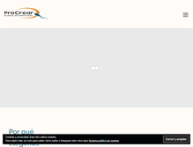 Tablet Screenshot of procrear.com.pe