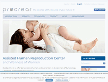 Tablet Screenshot of procrear.es